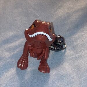 Brown Dinosaur Keychain